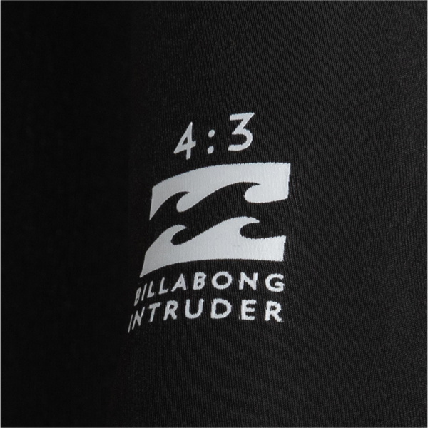 2023 Billabong Mens Intruder 4/3mm Back Zip Wetsuit ABYW100203 - Black